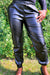Anika Leather Jogger